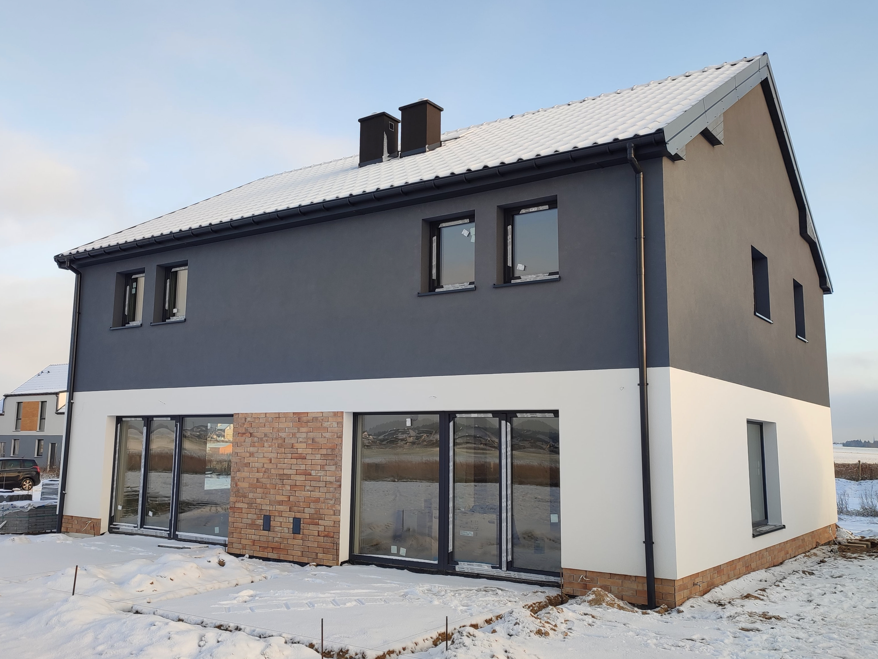 Elewacja domu jednorodzinnego - realizacja Piechowiak Domy